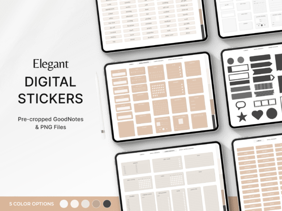 Download Digital Planner Stickers, GoodNotes - Stickers Collection