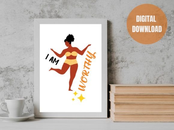 Download Body Positive Affirmation Wall Art - Positive affirmation Collection