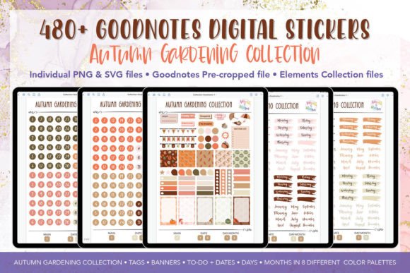 Download Autumn Digital Planner Stickers Bundle - Stickers Collection