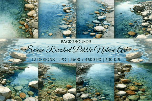 Download Serene Riverbed Pebble Nature Art - Premium Bundle