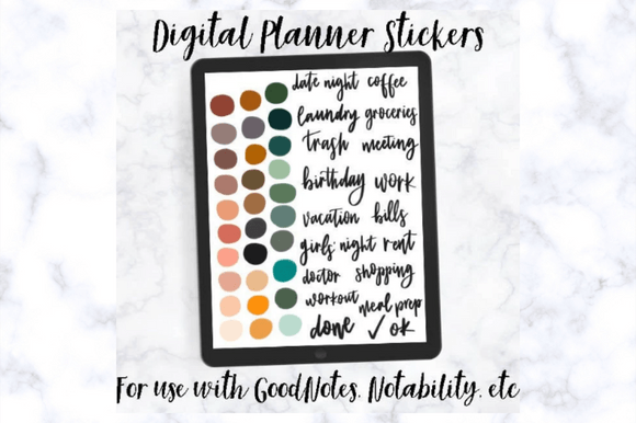 Download Digital Planner Stickers - Stickers Collection