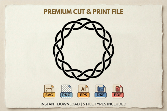 Download Celtic Knot Circle Frame SVG - Circle frame Collection