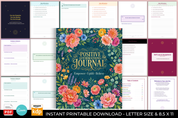 Download Positive Affirmations Journal - Positive affirmation Collection