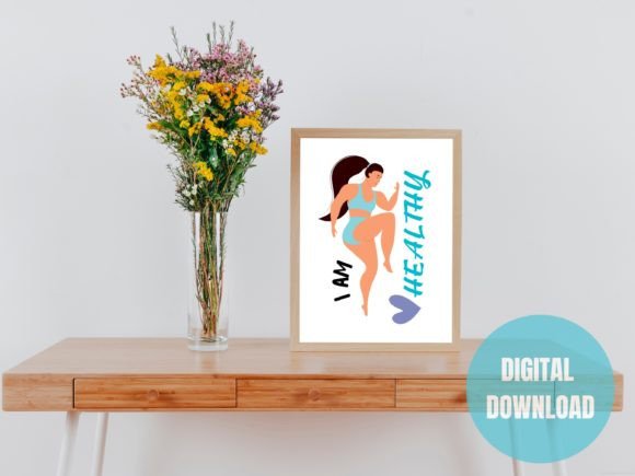 Download Body Positive Affirmation Wall Art - Positive affirmation Collection