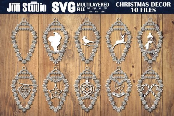 Download 3d Christmas Papercut SVG, DXF Cut Files - Dxf cut files Collection