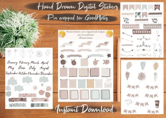 Download 100+ Digital Planner Stickers GoodNotes - Stickers Collection